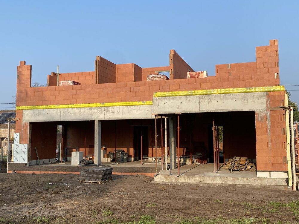Chantier de construction et gros œuvre réalisé par Label Entreprise