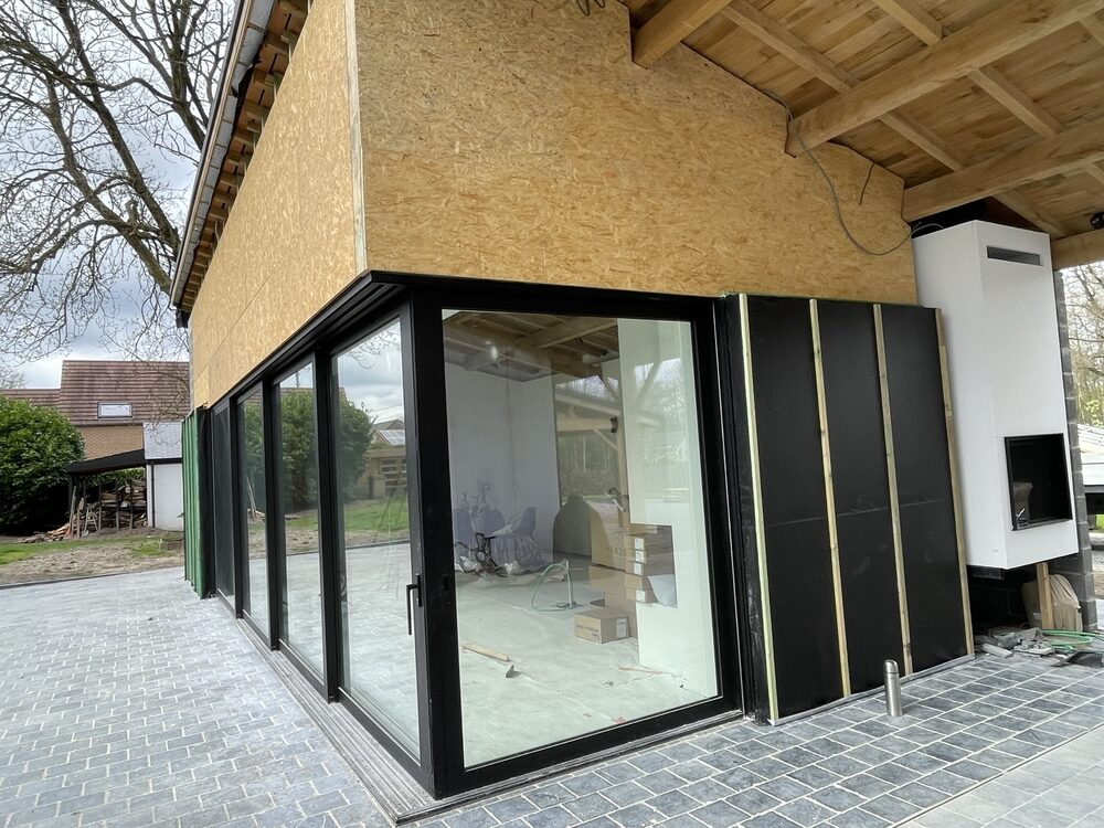 Construction en ossature bois et annexe par Label Entreprise