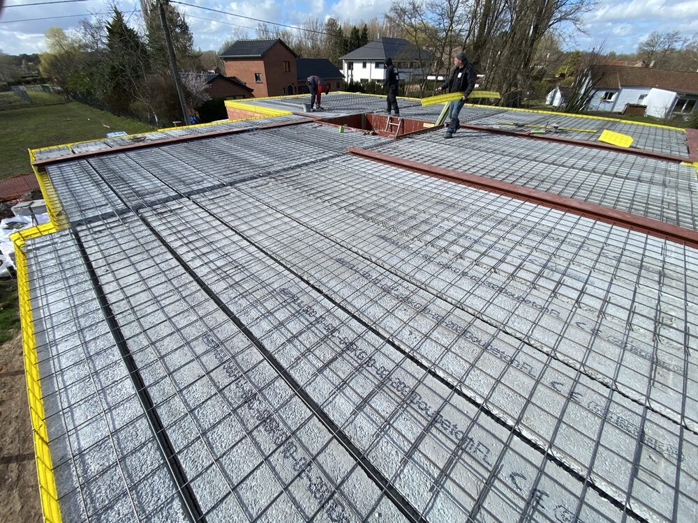 Plancher béton armé réalisé par Label Entreprise